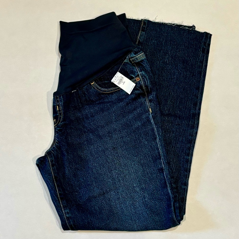 NWT Old Navy SIZE 10 LONG O.G. Straight Maternity Jeans